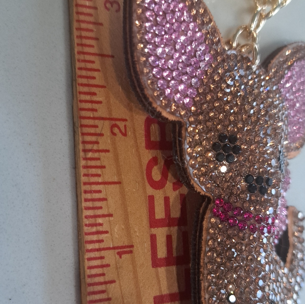 Chihuahua Rhinestone Keychain - Picture 3 of 4